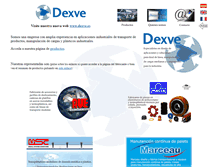 Tablet Screenshot of dexve.com