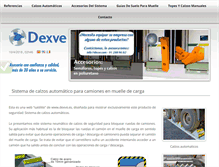 Tablet Screenshot of calzos-para-camiones.dexve.es